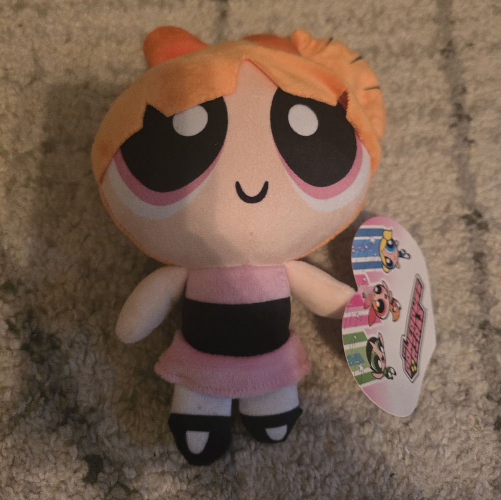 Powerpuff Girl Blossom Plush Toy - Orange and Pink